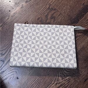 Checkered Pattern Clutch